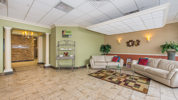 Euro tans and spa clifton lobby